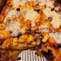 BlueBerry apple bread pudding